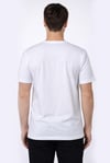 Erkek Derin V Yaka Beyaz T-shirt 936