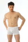 Erkek Elastanlı Beyaz Boxer 810