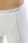 Erkek Elastanlı Biyeli Beyaz Uzun Boxer 855