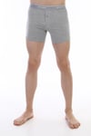 Erkek Elastanlı Biyeli Gri Melanj Boxer Şort 880
