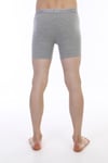 Erkek Elastanlı Biyeli Gri Melanj Uzun Boxer 855