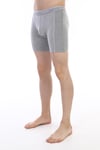 Erkek Elastanlı Biyeli Gri Melanj Uzun Boxer 855