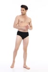 Erkek Elastanlı Siyah Slip 0887