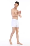 Erkek Penye Beyaz Boxer 805
