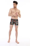 Erkek Renkli Aslan Desenli Dijital Boxer 796