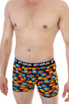 Erkek Renkli Emoji Desenli Dijital Boxer 796