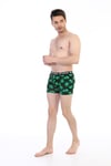 Erkek Renkli Uzayli Desenli Dijital Boxer 796