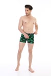 Erkek Renkli Uzayli Desenli Dijital Boxer 796
