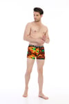 Erkek Renkli Yaprak Desenli Dijital Boxer 796