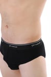 Erkek Ribana Klasik Siyah Slip 870
