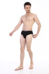 Erkek Ribana Klasik Siyah Slip 870