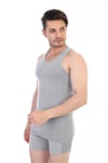 Erkek Ribana Spor Gri Atlet 0915
