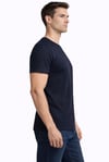 Erkek Süprem Bisiklet Yaka Lacivert T-Shirt 951