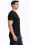 Erkek Süprem Bisiklet Yaka Siyah T-Shirt 951