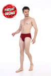 Erkek Süprem Bordo Slip 741