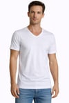 Erkek Süprem V Yaka Beyaz T-shirt 952