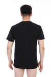 Erkek Süprem V Yaka Siyah T-shirt 945