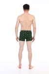 Erkek Yeşil Yaprak Desenli Dijital Boxer 796