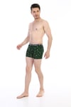 Erkek Yeşil Yaprak Desenli Dijital Boxer 796