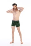 Erkek Yeşil Yaprak Desenli Dijital Boxer 796