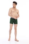 Erkek Yeşil Yaprak Desenli Dijital Boxer 796