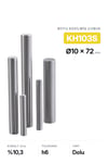 10x72 KH103S h6 Kesilmiş Dolu Karbür Çubuk