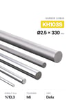 2.5x330 KH103S h6 Dolu Karbür Çubuk