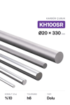 20x330 KH100SR h6 Dolu Karbür Çubuk