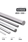 28x330 KH100S h6 Dolu Karbür Çubuk