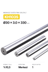 30x3.0x330 KH103S h6 Merkezi Delikli Karbür Çubuk