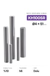 4x51 KH100SR h6 Kesilmiş Dolu Karbür Çubuk