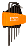 Bahco Allen Set Altıgen Topaç Uçlu 9 Parça BE-9676
