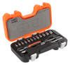 Bahco 16 Parça Lokma Seti 1/4” S160
