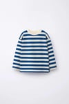 ÇİZGİLİ BASIC SWEATSHIRT (LACİVERT)