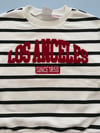 ÇİZGİLİ LOS ANGELES SWEATSHIRT (LACİVERT)