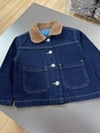 FİTİLLİ YAKA DETAYLI DENİM CEKET UNISEX