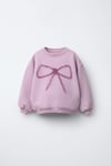 FİYONK DETAYLI SWEATSHIRT DENİM PANTOLON TAKIM