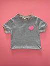 Kalp Detay Kaşkorse Tshirt