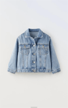 Kalp Detaylı Denim Ceket