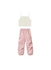 LA'CIEL PARİS CROP BLUZ PARAŞÜT PANTOLON TAKIM (7-14 YAŞ ARASI)