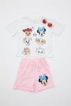 Pembe Şortlu Minnie Takım