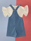 Şortlu Denim Salopet