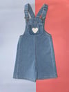 Şortlu Denim Salopet