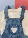 Şortlu Denim Salopet