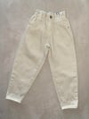 Unisex Krem Mom Jean