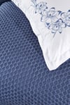 6 Parça Örgü Battaniye Seti Dolce indigo
