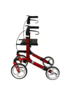 Rollatör Walker YürüteçPoylin P888 Ultra Lüks Rollatör Kırmızı