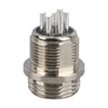 6 PİNLİ MINI MAYK FİŞ ERKEK ŞASE (M12 - 12MM)