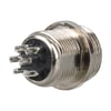 6 PİNLİ MINI MAYK FİŞ ERKEK ŞASE (M12 - 12MM)