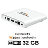 BOTECH WZONE 2 GB RAM 32 GB DAHİLİ HAFIZA SES KOMUTLU RAKAMLI KUMANDA 4K BEYAZ ANDROID TV BOX